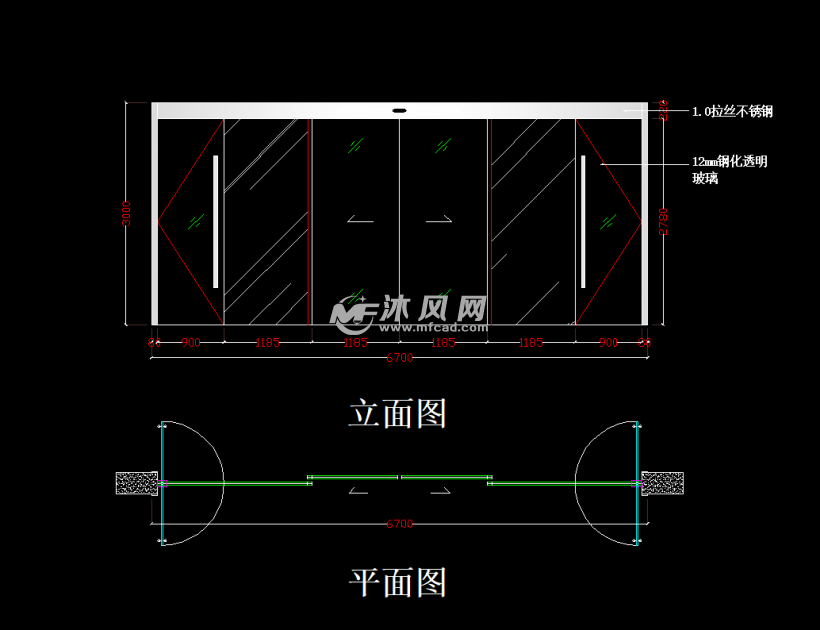 无框玻璃门价格组成