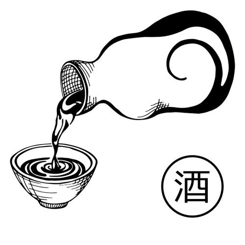 白酒商标图案简笔画大全，创意与艺术的融合