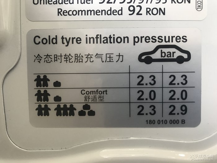轮胎气压，关键数值1.8的探讨