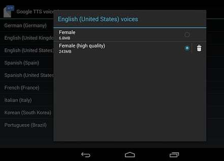 Google文字转语音功能，如何设置男声？