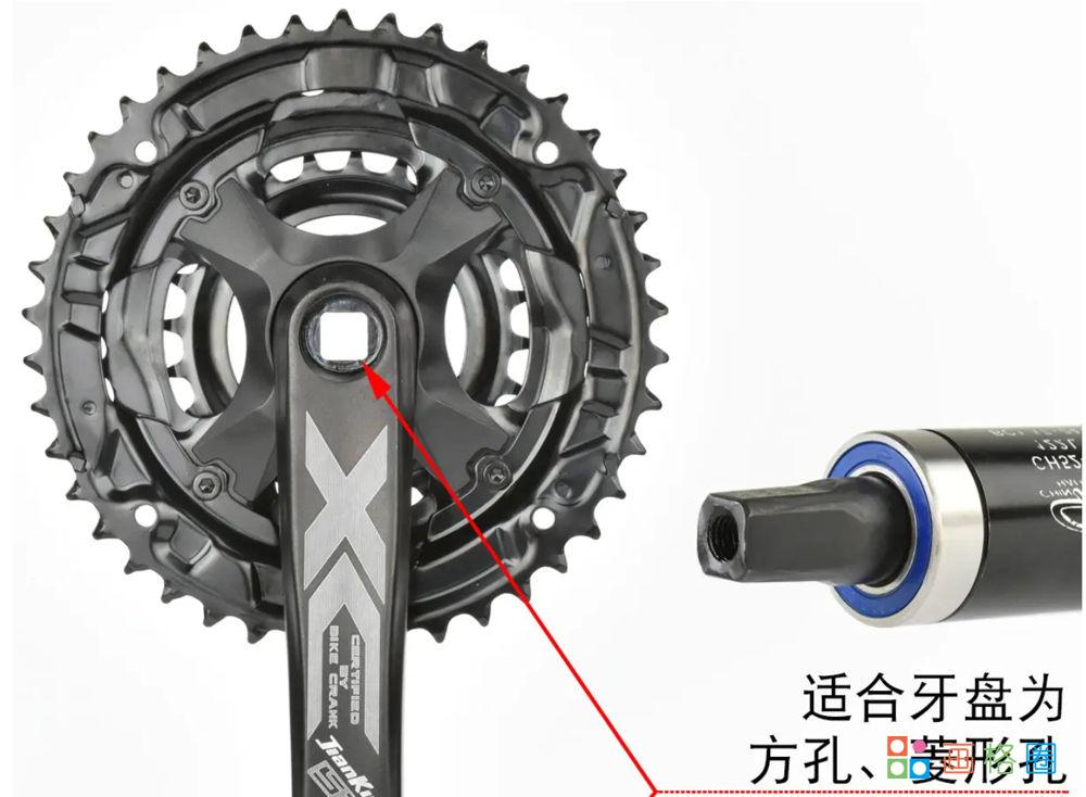老式自行车曲柄拆解详解