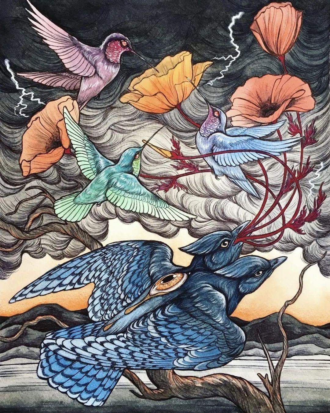 中班美术绘画课程，探索线描画鱼的艺术