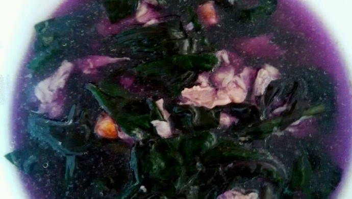 血皮菜蛋花汤，一道营养美味的中式佳肴